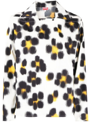 

Daisy-print button-front blouse, Kenzo Daisy-print button-front blouse
