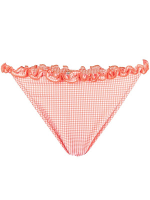 

Check-print bikini bottoms, Emporio Armani Check-print bikini bottoms