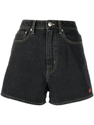 

High-waisted denim shorts, Kenzo High-waisted denim shorts