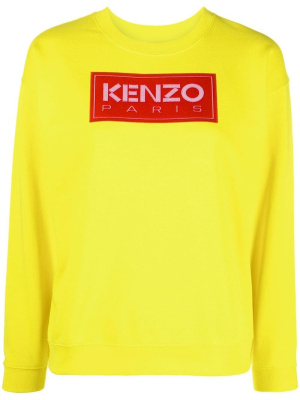 

Logo-patch crew-neck sweatshirt, Kenzo Logo-patch crew-neck sweatshirt