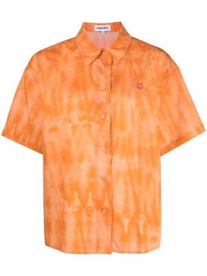 

Printed tiger patch shirt, Kenzo Printed tiger patch shirt