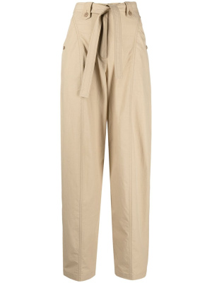 

Tied-waist cropped trousers, Kenzo Tied-waist cropped trousers