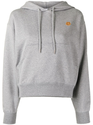 

Boxy-fit embroidered Tiger hoodie, Kenzo Boxy-fit embroidered Tiger hoodie