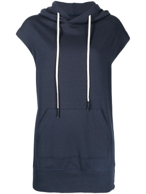 

Drawstring sleeveless hoodie, Yohji Yamamoto Drawstring sleeveless hoodie