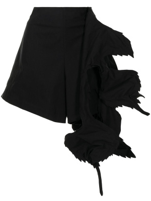

Cotton-blend leaf shorts, Yohji Yamamoto Cotton-blend leaf shorts