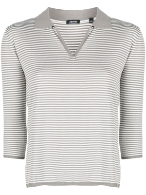 

Polo-collar knitted top, ASPESI Polo-collar knitted top