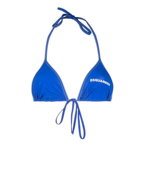 

Logo-print halterneck bikini top, Dsquared2 Logo-print halterneck bikini top