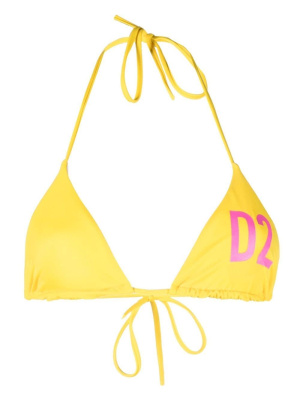 

Logo-print halterneck bikini top, Dsquared2 Logo-print halterneck bikini top
