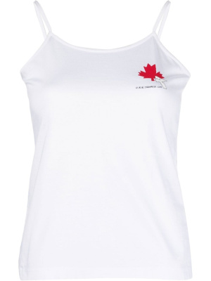 

Maple leaf logo-print vest top, Dsquared2 Maple leaf logo-print vest top