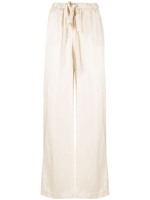 

Satin wide leg trousers, ASPESI Satin wide leg trousers