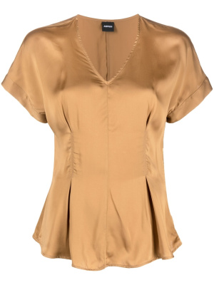

Satin-finish flared blouse, ASPESI Satin-finish flared blouse
