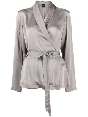 

V-neck tie-waist blouse, ASPESI V-neck tie-waist blouse