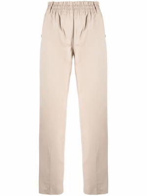 

Elasticated-waist straight trousers, ASPESI Elasticated-waist straight trousers