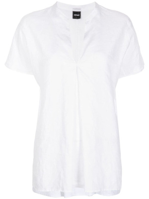 

V-neck linen blouse, ASPESI V-neck linen blouse