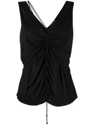

Scala ruched sleeveless top, Helmut Lang Scala ruched sleeveless top