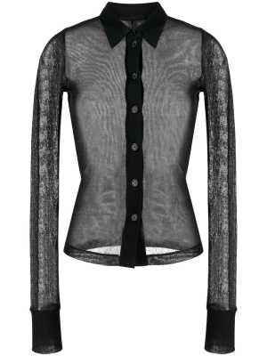 

Long-sleeve ribbed top, Helmut Lang Long-sleeve ribbed top