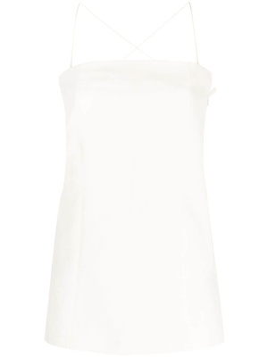 

Slip zip-up square-neck tank top, Helmut Lang Slip zip-up square-neck tank top