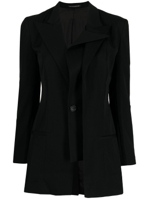 

Layered blazer jacket, Yohji Yamamoto Layered blazer jacket
