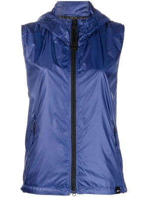 

High-shine hooded gilet, ASPESI High-shine hooded gilet