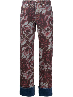 

Floral-print straight-leg jeans, Kenzo Floral-print straight-leg jeans