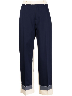 

Two-tone tailored trousers, Undercover Two-tone tailored trousers