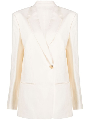 

Single-breasted tailored blazer, Helmut Lang Single-breasted tailored blazer