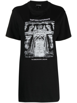

Graphic-print short-sleeved T-shirt, Emporio Armani Graphic-print short-sleeved T-shirt