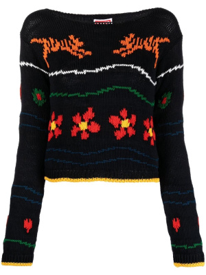 

Intarsia-knit design jumper, Kenzo Intarsia-knit design jumper