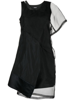 

Asymmetric layered single-sleeve minidress, Undercover Asymmetric layered single-sleeve minidress