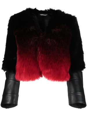 

Faux-fur cropped jacket, Undercover Faux-fur cropped jacket