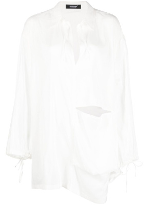

Cut-out split-neck shirt, Undercover Cut-out split-neck shirt