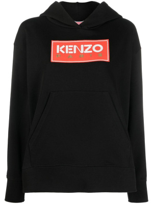 

Logo-print cotton hoodie, Kenzo Logo-print cotton hoodie