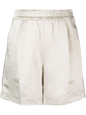 

Satin-finish cotton shorts, Helmut Lang Satin-finish cotton shorts