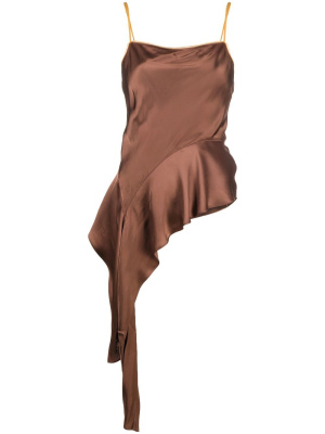 

Asymmetric draped satin top, Helmut Lang Asymmetric draped satin top