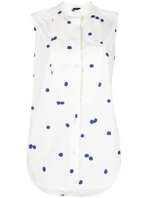 

Spot-print sleeveless dress, ASPESI Spot-print sleeveless dress