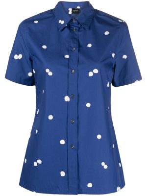 

Abstract polka-dot print shirt, ASPESI Abstract polka-dot print shirt