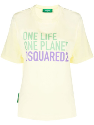 

Logo-print cotton T-shirt, Dsquared2 Logo-print cotton T-shirt