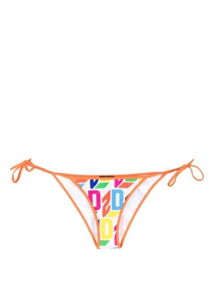 

Graphic logo-print bikini bottoms, Dsquared2 Graphic logo-print bikini bottoms