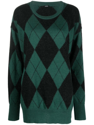 

Check-pattern knit jumper, ASPESI Check-pattern knit jumper