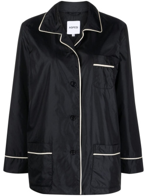 

Patty contrast-trim shirt, ASPESI Patty contrast-trim shirt
