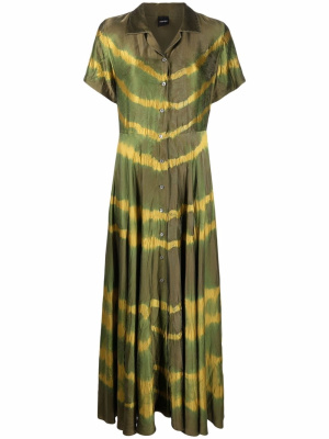 

Tie-dye silk dress, ASPESI Tie-dye silk dress