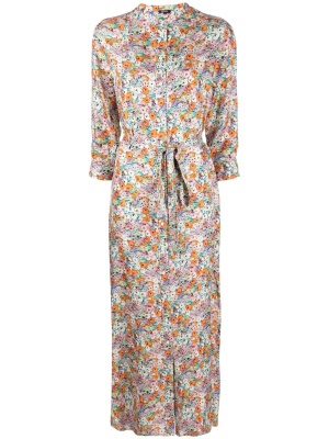 

Floral-print shirt dress, ASPESI Floral-print shirt dress
