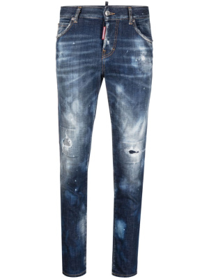 

Distressed-effect cropped jeans, Dsquared2 Distressed-effect cropped jeans