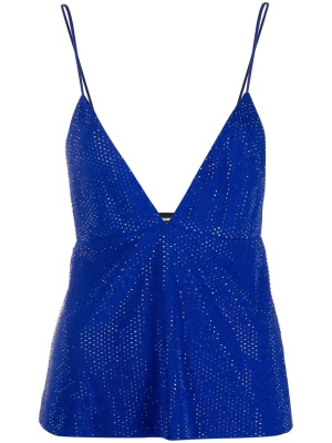 

Sequin-embellished V-neck top, Dsquared2 Sequin-embellished V-neck top