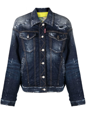 

Washed denim coat, Dsquared2 Washed denim coat