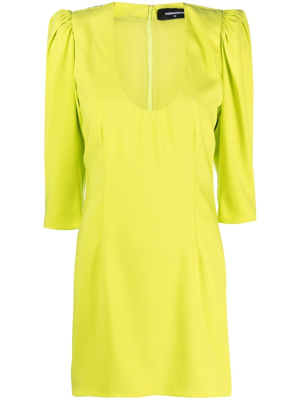 

Puff-sleeve mini dress, Dsquared2 Puff-sleeve mini dress