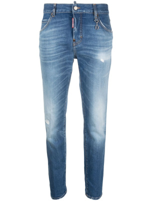 

Logo-plaque tapered jeans, Dsquared2 Logo-plaque tapered jeans