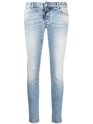 

Whiskering-effect low-rise skinny jeans, Dsquared2 Whiskering-effect low-rise skinny jeans