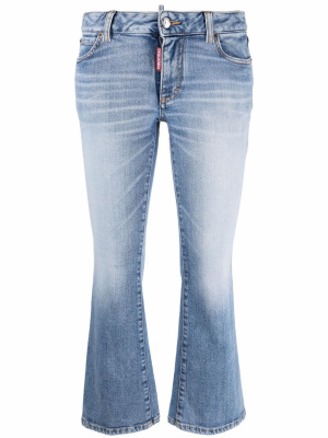 

Flared-leg cropped jeans, Dsquared2 Flared-leg cropped jeans