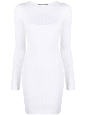 

Cut-out rib-knit minidress, Dsquared2 Cut-out rib-knit minidress